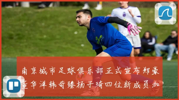 南京城市足球俱乐部正式宣布郑豪董华洋韩奇臻杨子琦四位新成员加盟